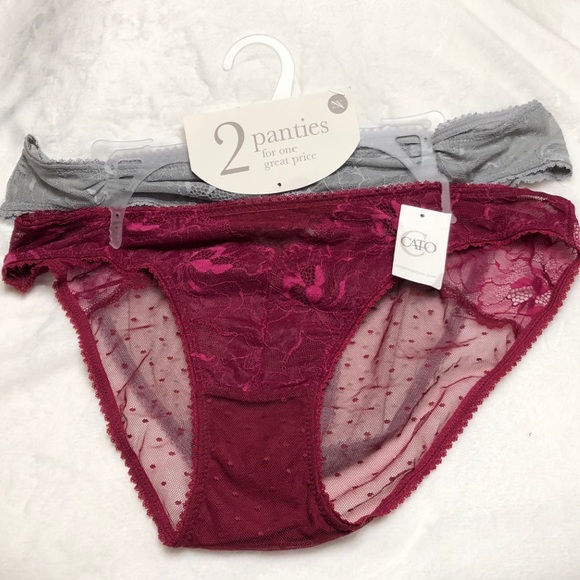 Cato Other - NWT Sexy Plus Size Lace Bikini Panties 2X 2pr